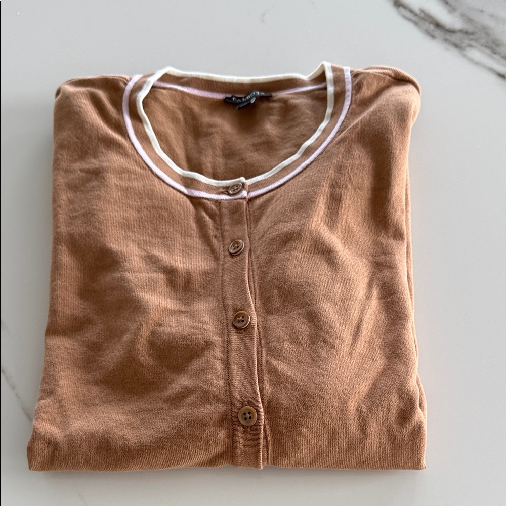 Talbots Brown Cardigan Sweater